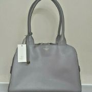 Radley London Millbank Tote Grey/Gold shoulder Bag with Dust Bag MSRP $268 B4HP