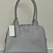 Radley London Millbank Tote Grey/Gold shoulder Bag with Dust Bag MSRP $268 B4HP