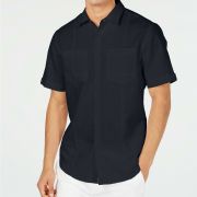 Sean John Men's Philip Woven Casual Shirt Short Sleeve 2 Colors