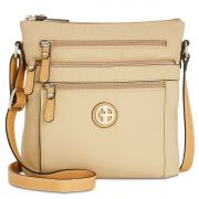 Women NWT Giani Bernini Pebble PVC Basic Crossbody Bags 2 Colors B4HP