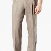 Mens Dockers Best Pressed Signature Khaki Relaxed Fit Pleated pants