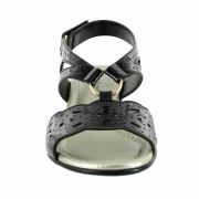 Women Easy Street Excite Ring Ornament Slingback sandals size 9 M BLACK