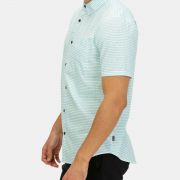 Hurley Men's Southside Shirt Stripes & Dots Summer All Cotton Shirt XL