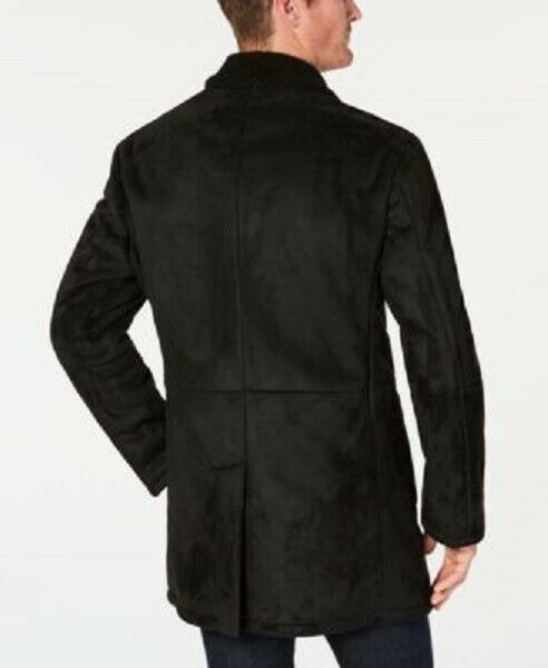 Lauren Ralph Lauren Men's Lefferts Classic-Fit Faux-Shearling Overcoat 44  Long - Brands For Half Price