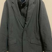 Tommy Hilfiger Men's Modern-Fit Robert Raincoat Gray 42R MSRP $395