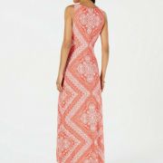 Women Jessica Howard Bandana-Print Maxi Dress Size 6