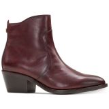 Women-Patricia-Nash-Suzanna-Zip-Up-leather-Studded-Booties-Merlot-Size-7M-B4HP-114568945234