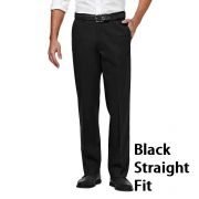 Mens Haggar Premium No-Iron Khaki Flex Waist Flat Front choose ur Fit/Color/Size