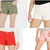 NWT Celebrity Pink Women's Juniors' 3 Inch MID-RISE Jean Shorts B4HP