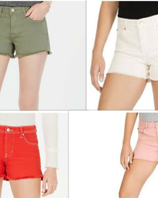 NWT-Celebrity-Pink-Womens-Juniors-3-Inch-MID-RISE-Jean-Shorts-B4HP-114491328525
