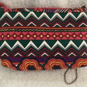 Steve Madden Cayman Pink/Green Multi-Color Beaded Chain Strap Crossbody Handbag