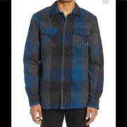 Vans Off The Wall Mens Hixon IV Heavy Flannel Plaid Shirt Jacket B4HP Sz medium