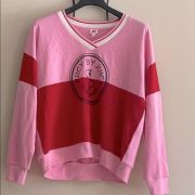 Women Juicy Couture Nautical French Terry Pullover Pink Size Large