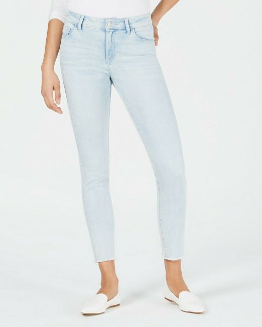 M1858-Kristen-Frayed-Hem-Skinny-Ankle-Jeans-size-14W-32-actual-waist-30-inches-114494629266