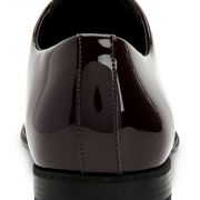 Men's Calvin Klein Dillinger Patent leather oxfords Mahagony B4HP 3 Sizes