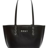 NWT-DKNY-Duane-North-South-X-Large-Size-Leather-Tote-Black-B4HP-Msrp-228-114617198326