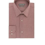 Young Mens Geoffrey Beene Slim-Fit Stretch Flex Spread-Collar Dress Shirt XS/S