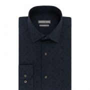 Young Mens Geoffrey Beene Slim-Fit Stretch Flex Spread-Collar Dress Shirt XS/S