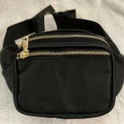 INC Alisa Nylon belt bag 100059865 BLACK MSRP $69.50