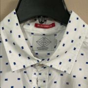Mens Scotch and Soda All Over Printed Slim Fit Woven Casual Shirt Sz L B4HP