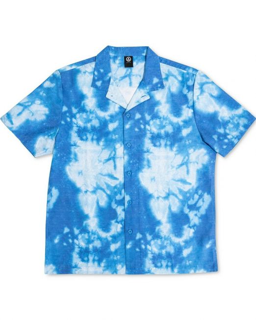 Neff-Mens-Woven-Graphic-Tie-and-Dye-Water-Friendly-Shirt-Style-Pool-Sider-Small-114494629267