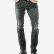 Silver Jeans Co. Men's Taavi Slim Fit Slim Leg Stretch Ripped Jeans