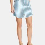 WILLIAM-RAST-Joey-Striped-Denim-Skirt-Size-26-114494629257