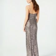 Women Betsy Adam Sequined Gown Dresses Size 10 B4HP
