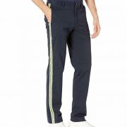 Calvin Klein Contrast Stripe Trousers Slim Fit Coupe Ajustee Navy MSRP $79.50
