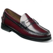 Florsheim Men's Berkley Penny Loafer BURGUNDY SIZES 8 ,6 3E(Extra Wide)