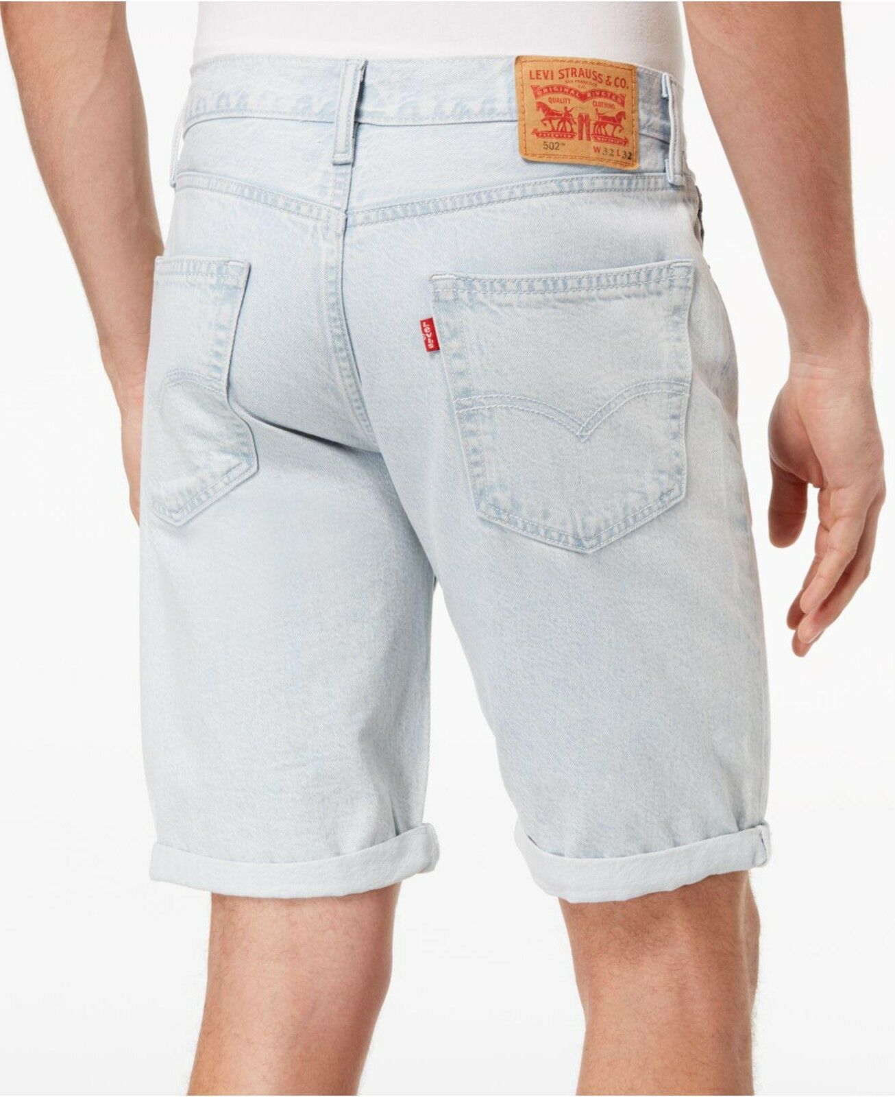 levi's rolled hem shorts