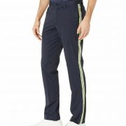 Calvin Klein Contrast Stripe Trousers Slim Fit Coupe Ajustee Navy MSRP $79.50