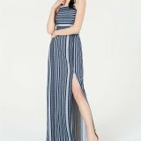 women-BCX-Striped-Maxi-Dress-BLUE-MEDIUM-114494609569